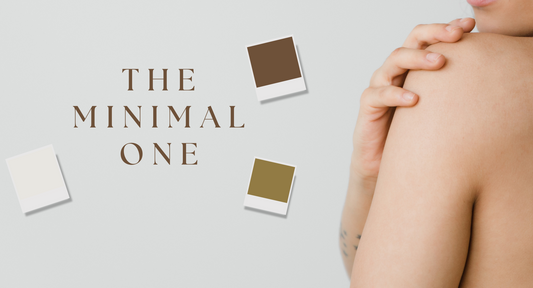 The Minimal One: a brand kit with natural, minimalist tones