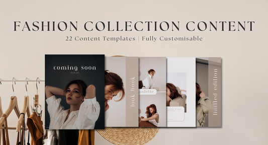 Complete Fashion Launch Content Bundle For Social Media